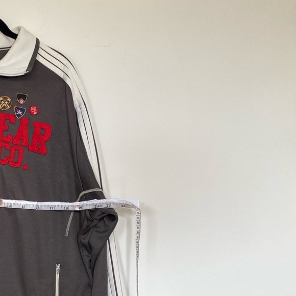 Rocawear denim co. Size 3X measurement in photo please men’s zip mostly jacket - Picture 7 of 9